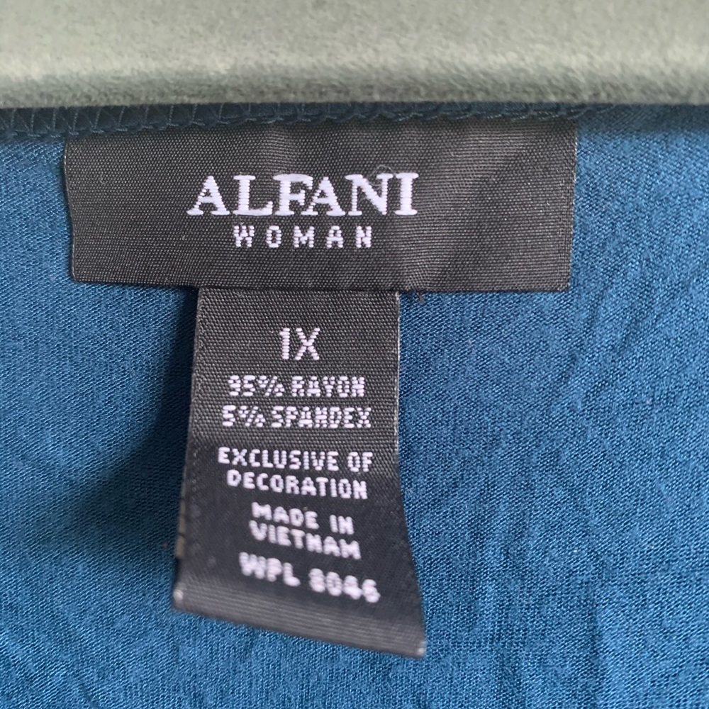 Blue Tank with Ruffles - Picture 3 of 3